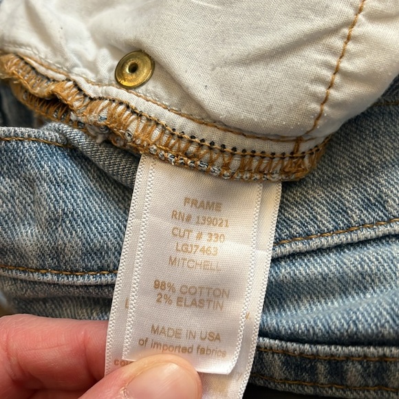 Frame Denim Le Garçon Size 28 - Picture 10 of 11